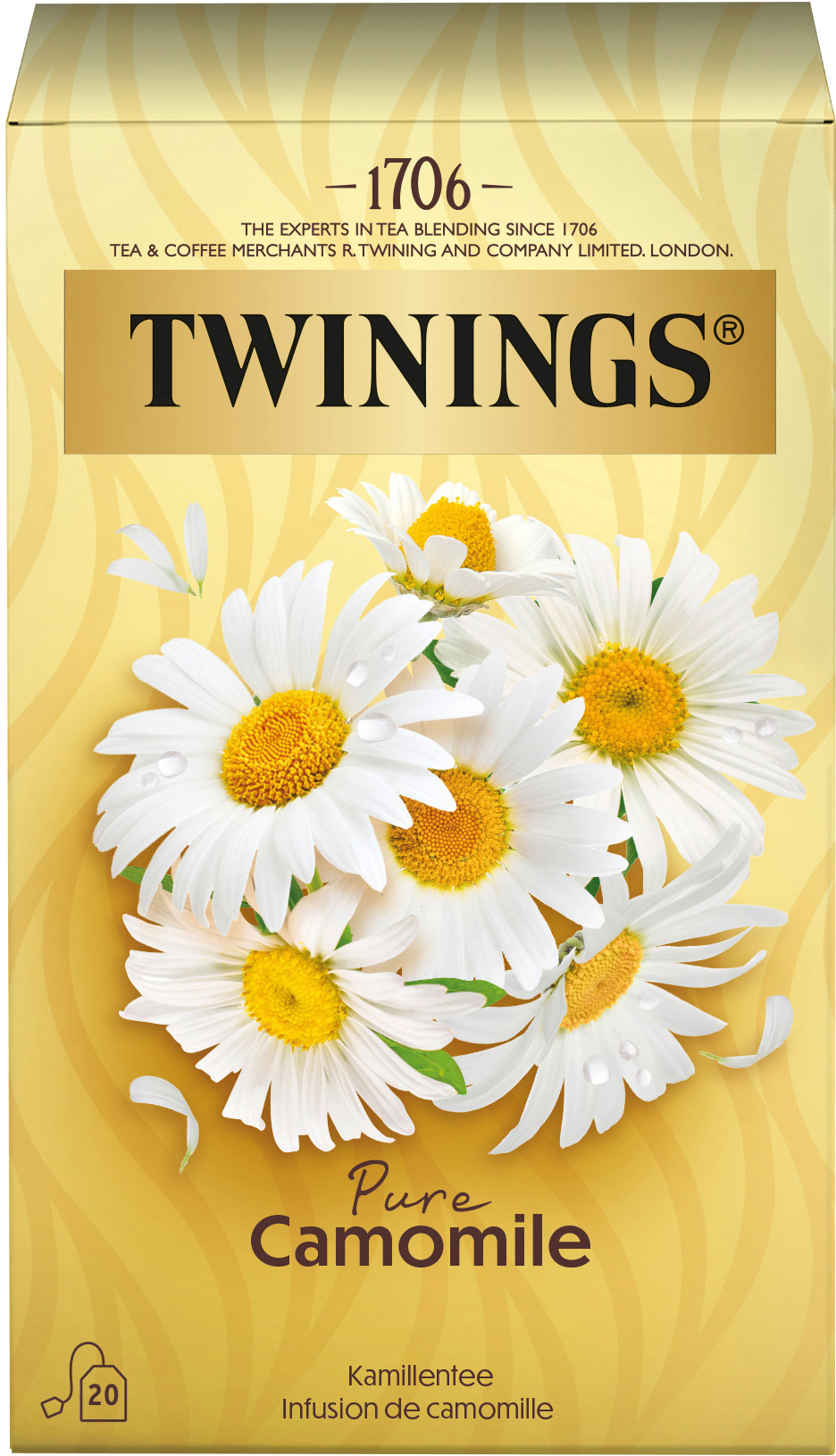TWININGS-100017263-0070177231897 TWININGS Pure Kamille 100017263 Beutel 1g, 20 Stk. – Hochwertig & günstig bei ShopDeca