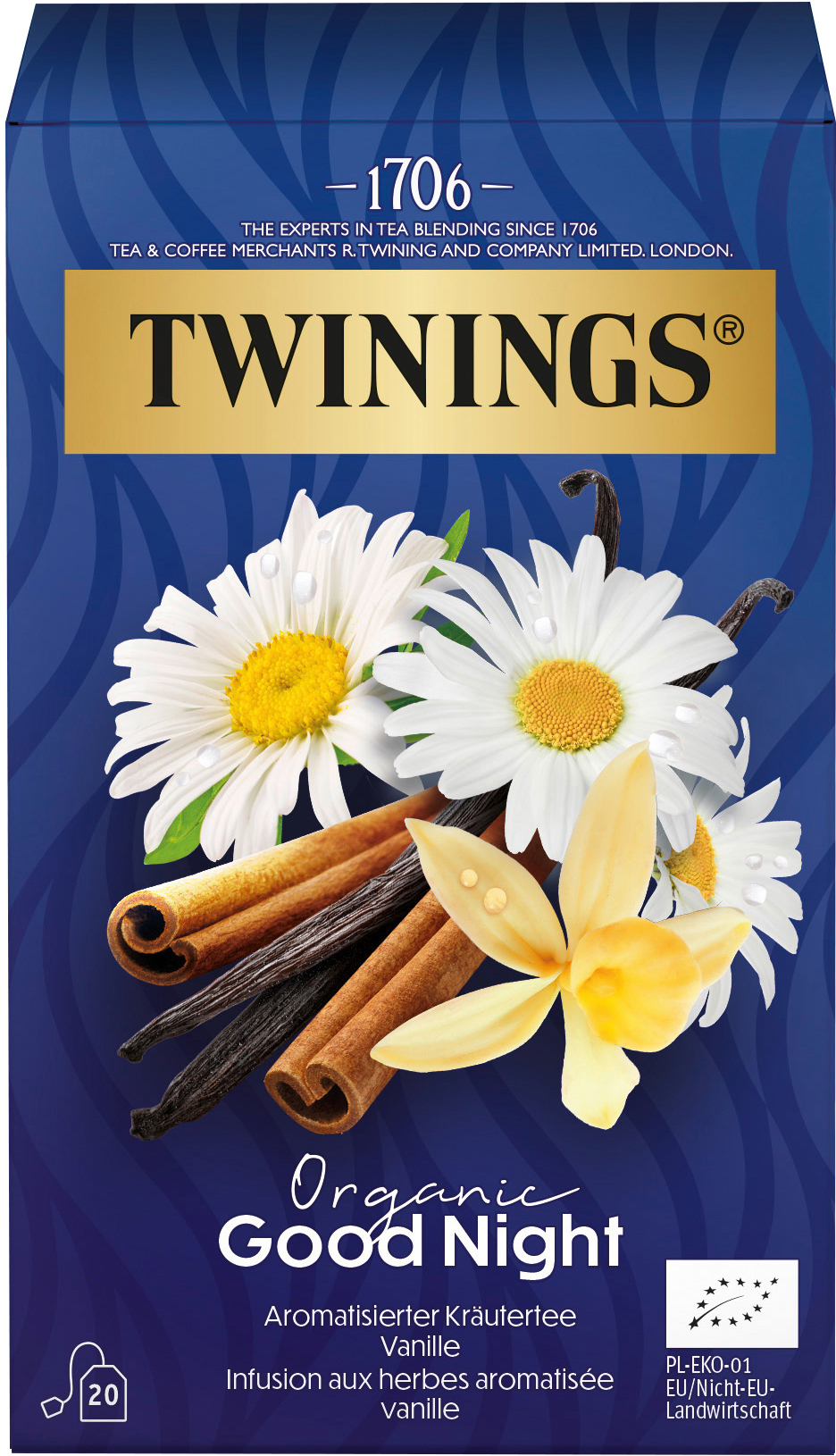 TWININGS-100017268-0070177231941 TWININGS Bio Gute Nacht 100017268 Beutel 1.7g, 20 Stk. – Hochwertig & günstig bei ShopDeca
