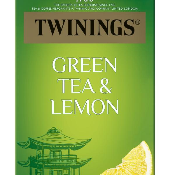 TWININGS Green Tea Lemon 100018000 Beutel 1.6g, 20 Stk.
