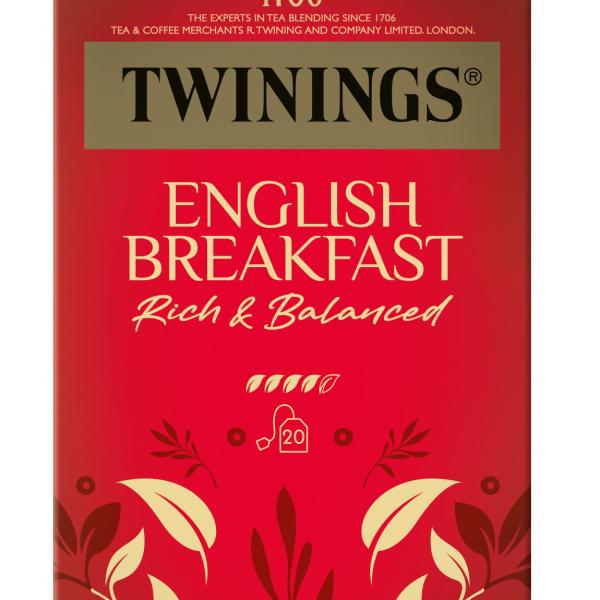 TWININGS English Breakfast 100018059 Beutel 2g, 20 Stk.