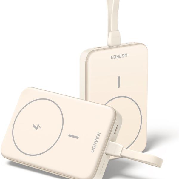 UGREEN Magnetic PowerBank 10000mAh 35341 20W,PD, Built-in USB-C Cable