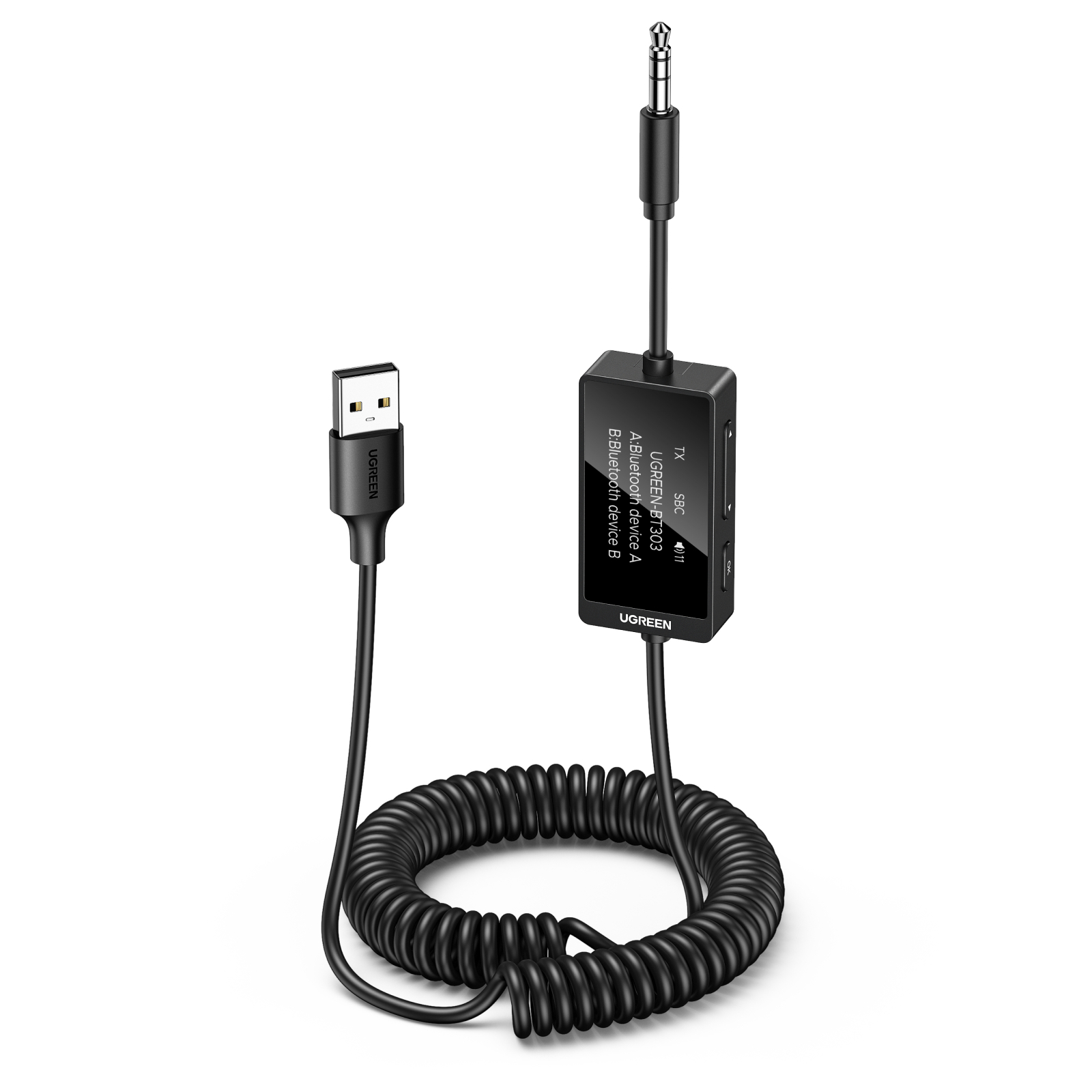 UGREEN-45236-6941876242368 UGREEN Audio Receiver & Transmitter 45236 Bluetooth, Black – Hochwertig & günstig bei ShopDeca