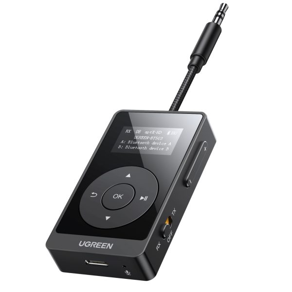 UGREEN Bluetooth Audio Adapter 45492 USB C, 3.5 mm, Black