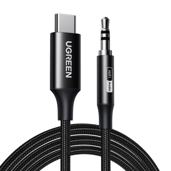 UGREEN Audio Adapter USB C, 3.5 mm 55734 Black