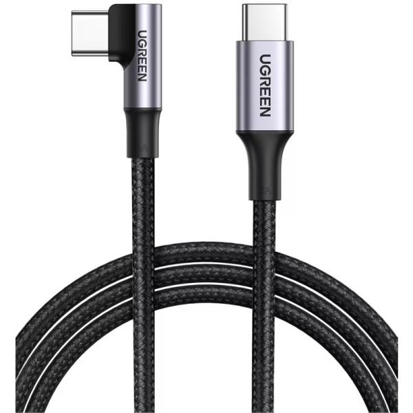 UGREEN Fast Chargingcable 90 Degree 70645 USB-C to C PD 100W, 2m