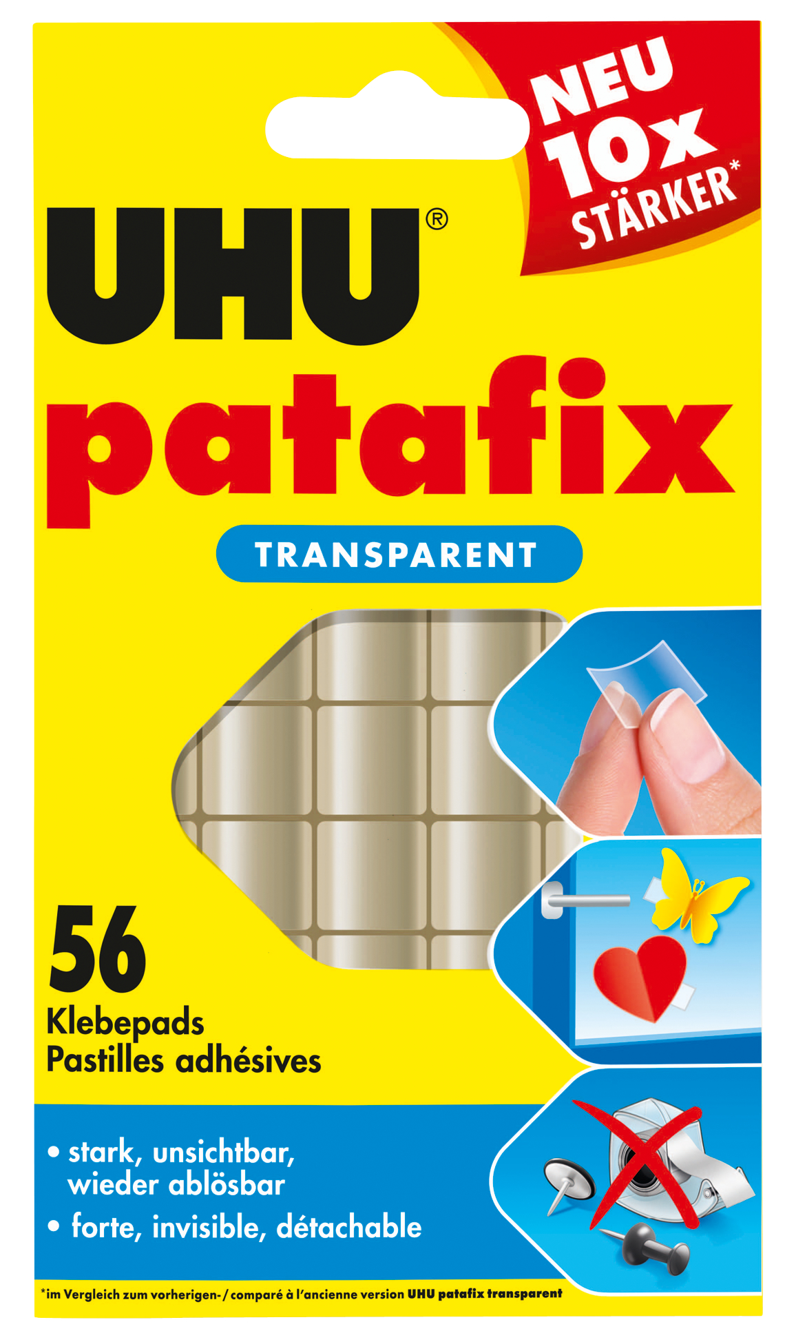 UHU-48815-4026700488159 UHU Patafix Klebepads 48815 transparent 56 Stück – Hochwertig & günstig bei ShopDeca