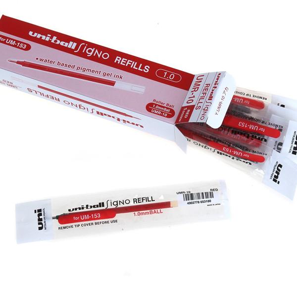 UNI-BALL Roller Mine 1mm UMR-10 RED rot, für Signo-Broad UM153