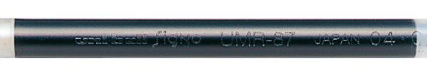 UNI-BALL Ersatzpatrone 0.7mm UMR-87.2 BLACK schwarz, 2 Stück