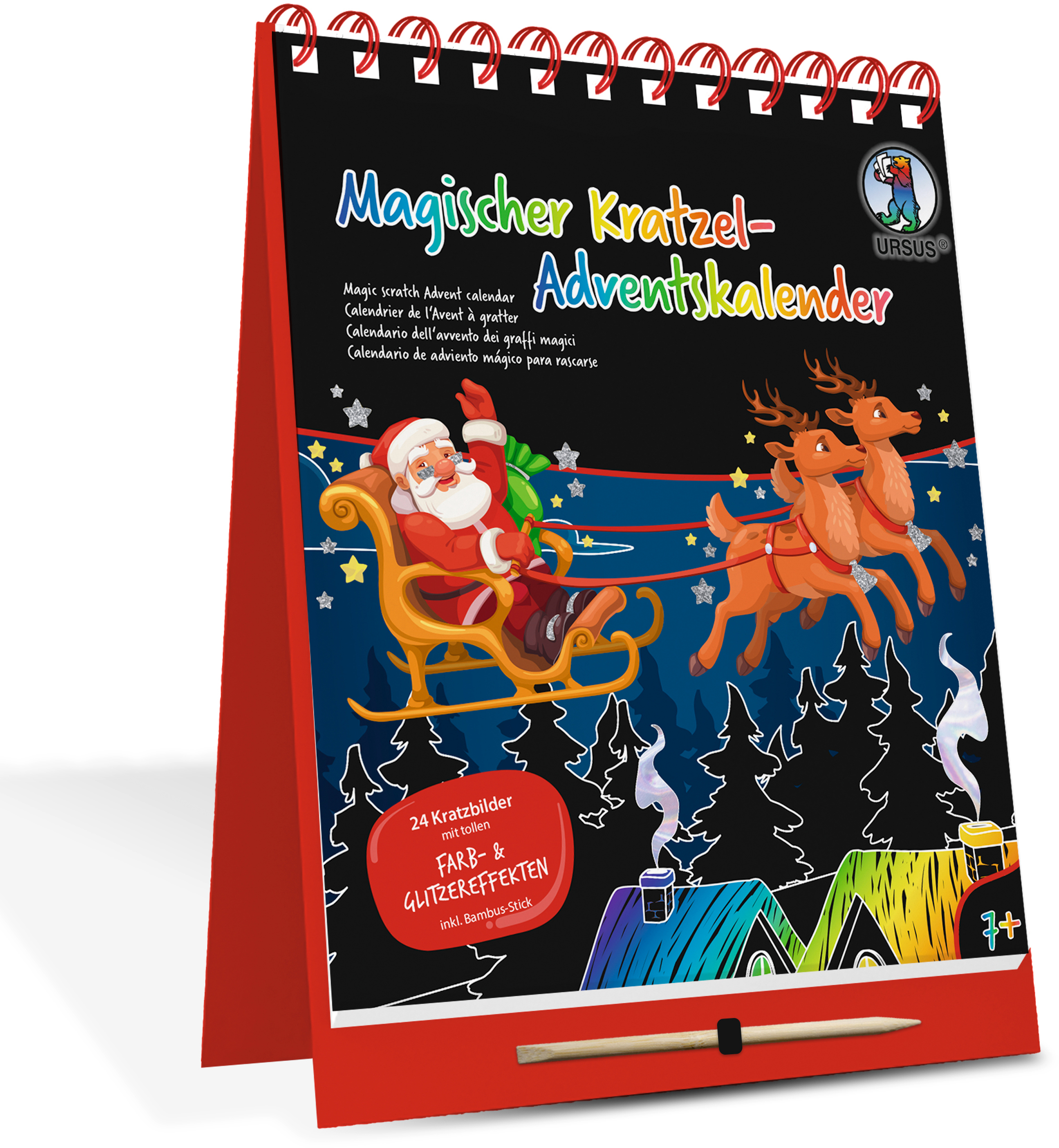 URSUS-24890000F-4008525245919 URSUS Kratzel-Adventskalender 24890000F – Hochwertig & günstig bei ShopDeca