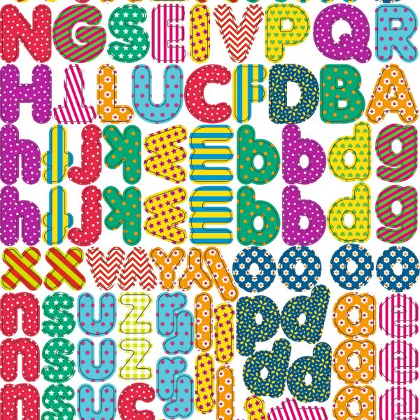 URSUS Magnete Buchstaben 43100099 1.5-4.4cm 100 Stück