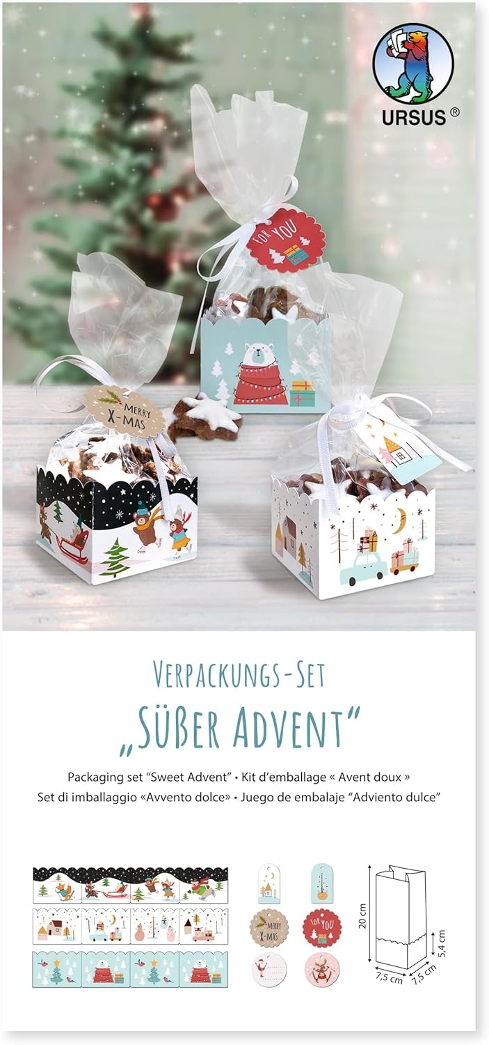 URSUS-51290000F-4008525250838 URSUS Verpackungsset 51290000F Süsser Advent – Hochwertig & günstig bei ShopDeca