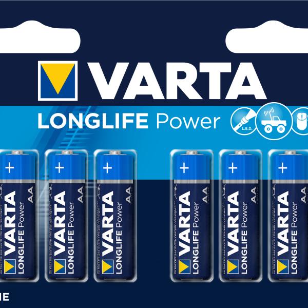 VARTA Batterie Longlife Power 4906121418 AA/LR06, 8 Stück