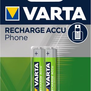 VARTA Batterie Akku Phone 58398101402 T398, AAA/HR03, 2 Stück