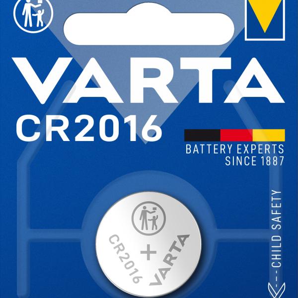 VARTA Knopfzelle Lith. CR2016,3V 6016101401 90 mAh 1 Stück