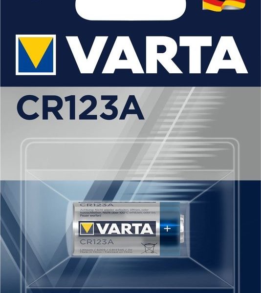 VARTA Batterie Lithium CR123A,3V 6205301401 1600 mAh 1 Stück