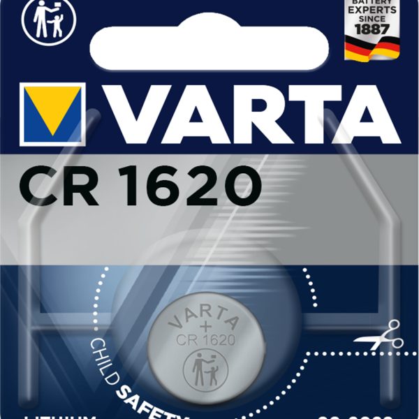 VARTA Knopfzelle 6620101401 CR1620, 1 Stück