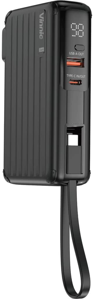 VINNIC-VPPB-TR10G2-BK-4898338024456 VINNIC PANGPOCHE 2-3-In-1 Travel VPPB-TR10G2-BK 65W,10k PB,GaN,TravelAdaptor – Hochwertig & günstig bei ShopDeca