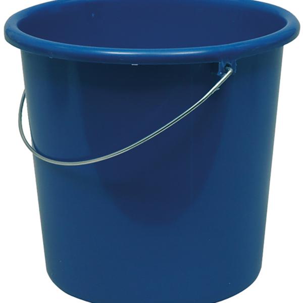 WEBSTAR Plastikeimer, Metallbügel 10lt 9731 blau