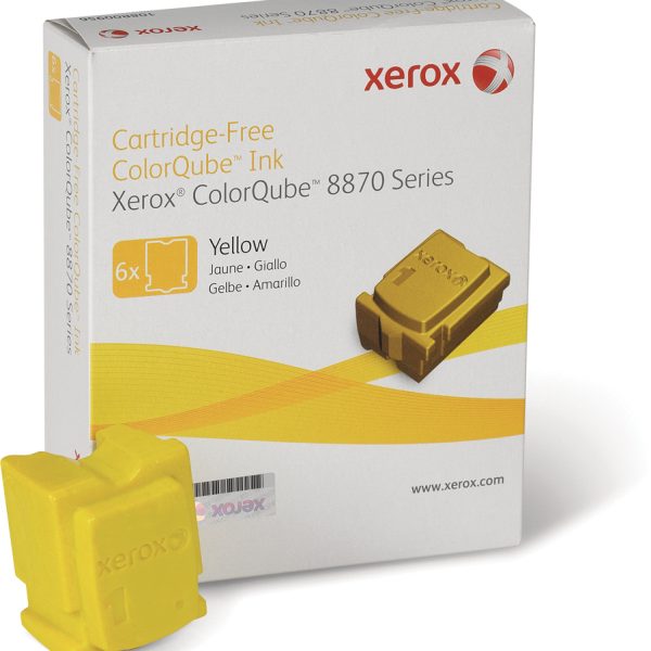 XEROX Color Stix yellow 108R00956 ColorQube 8870 6 Stück