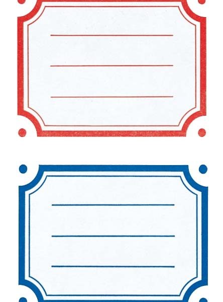 Z-DESIGN Sticker School 3026 Namen-Etiketten 3 Stück