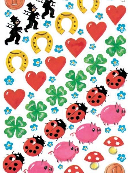 Z-DESIGN Sticker Creative 4413 Glückssymbole 3 Stück