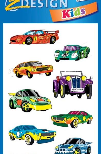 Z-DESIGN Sticker Kids 53882 Autos 3 Stück