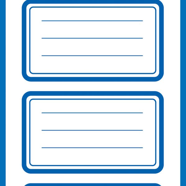 Z-DESIGN Sticker School 59286 Namen-Etiketten 2 Stück