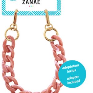 ZANAÉ Phone Wristlace Tortoise Shell 17174 Mineral Spring pink