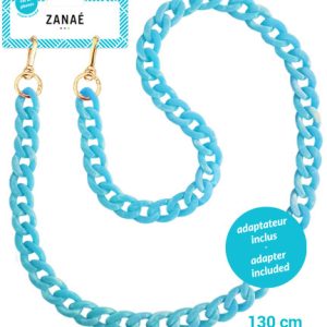 ZANAÉ Phone Necklace Caraibe Vibe 17373 Mineral Spring light blue