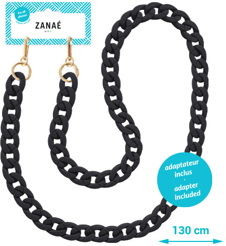 ZANAE-17672-3663838176728 ZANAÉ Phone Necklace Carbone Smart 17672 Fall & Mate black – Hochwertig & günstig bei ShopDeca