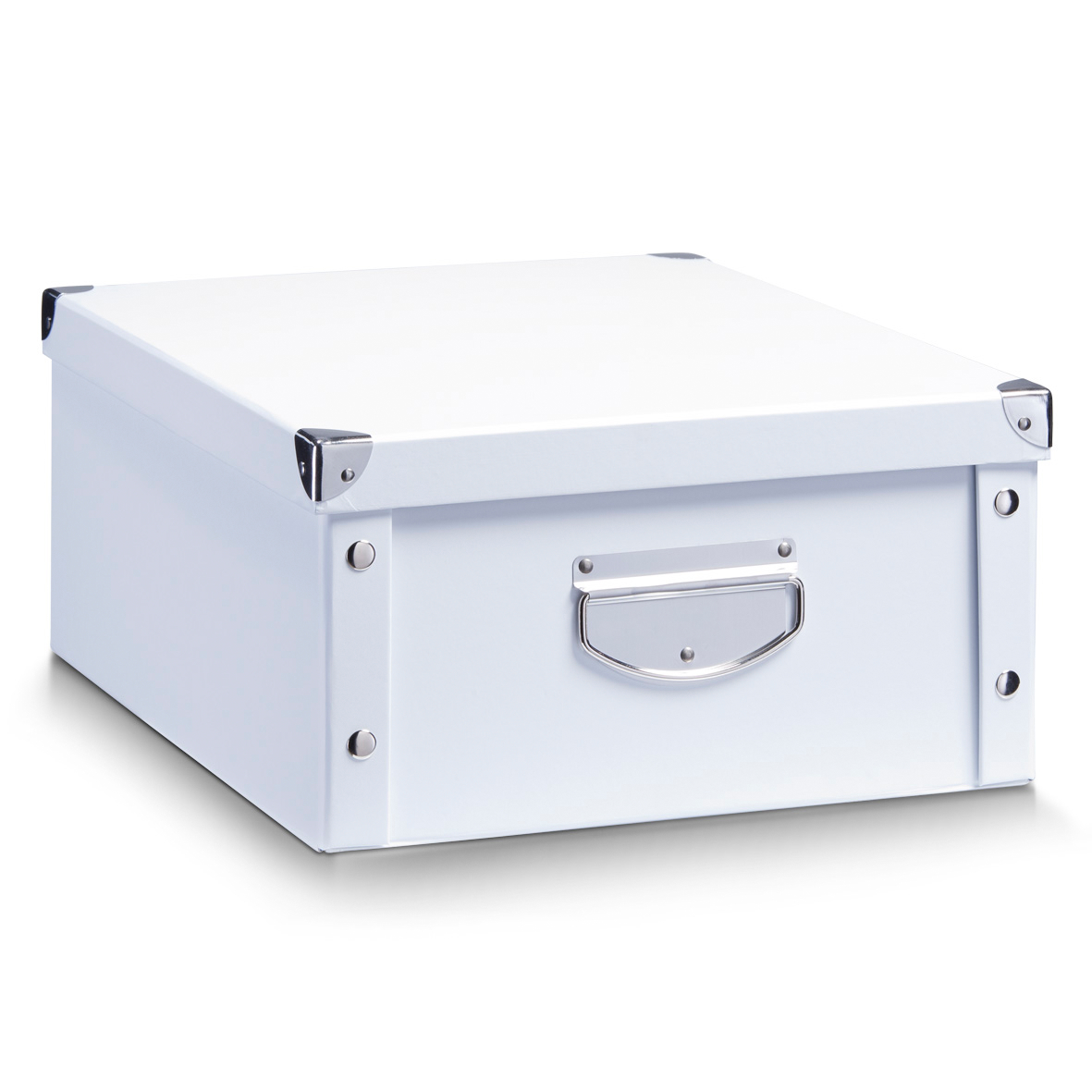 ZELLER-17764-4003368177649 ZELLER Aufbewahrungsbox 22lt 17764 weiss 40x33x17cm – Hochwertig & günstig bei ShopDeca