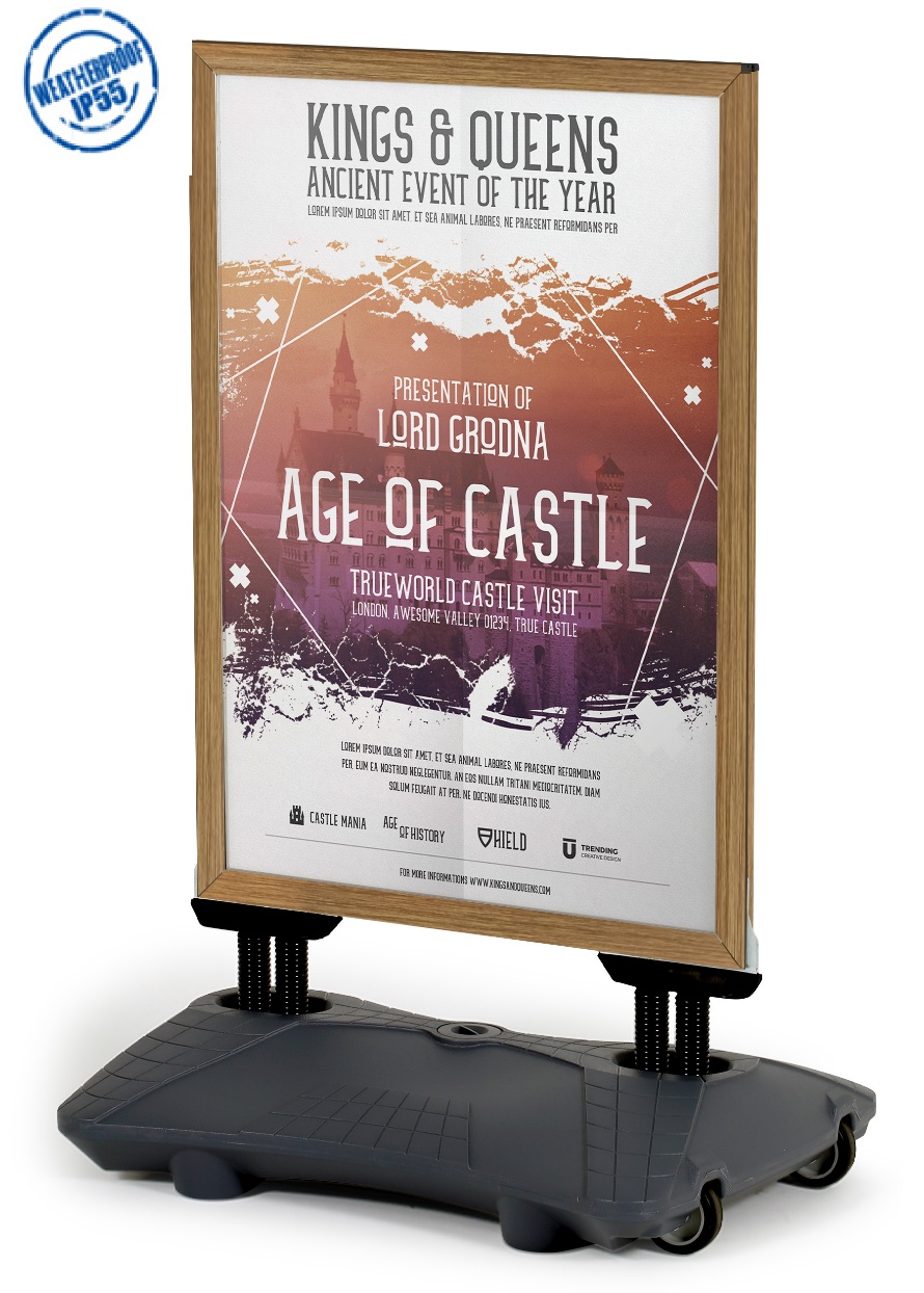 image001 Kundenstopper WindPro Plus (Holz), Format A1 – Hochwertig & günstig bei ShopDeca